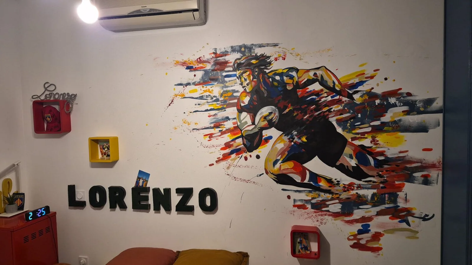 Peinture déco à Perpignan - chantier réalisé par Mike Rénovation